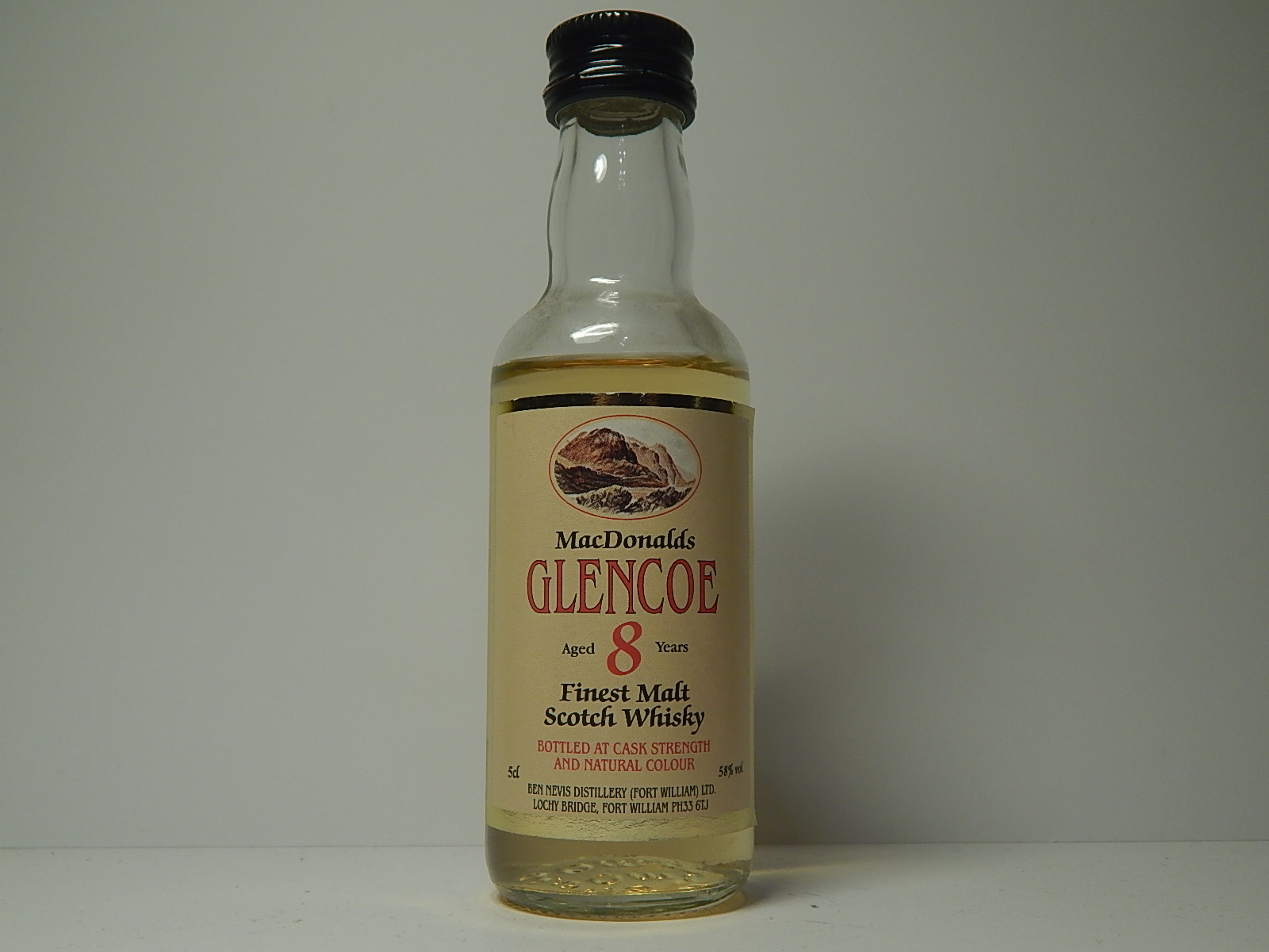 GLENCOE FMSW 8yo 5cl 58%vol